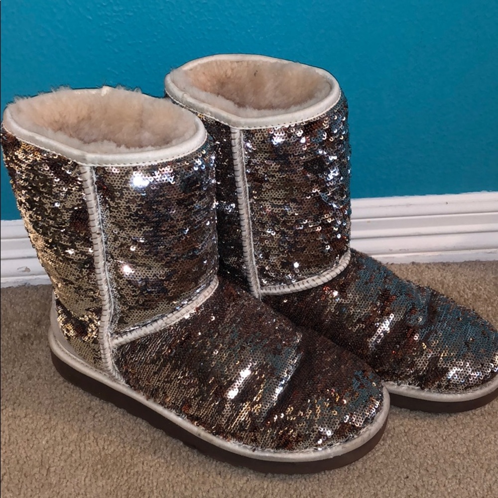 Reversible Sequin Uggs